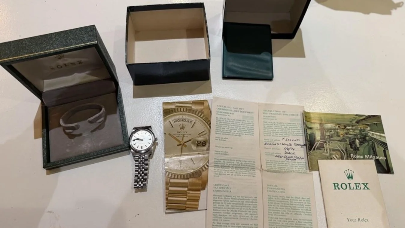 Rolex CERN Dial Milgauss Reference 1019 Full Set Unpolished — Wind